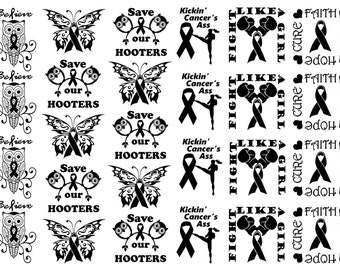 Autism Awareness Black 16CC758 Fused Glass Decals Autism Awareness Black 16CC758 Fused Glass Decals