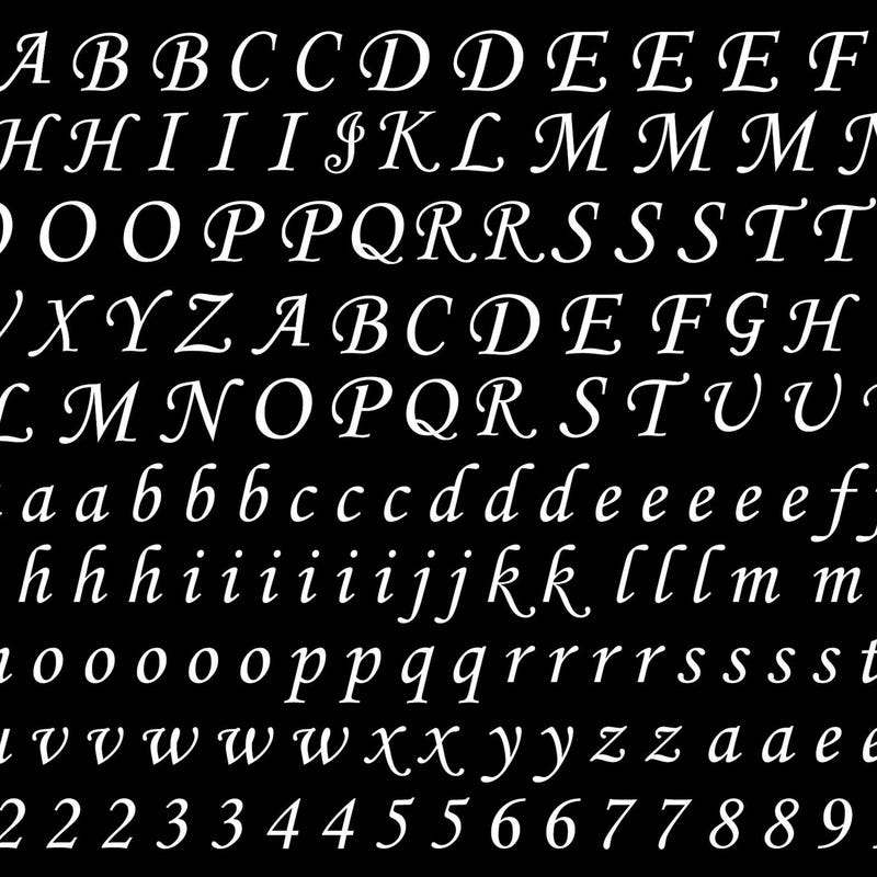 Bobbles Letters R 3/8 Inch Letter Stencil - Etsy