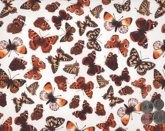 Allover Butterfly Chintz 1 pc 9" X 13-3/4" Overglaze Ceramic Decal Sheet 2958