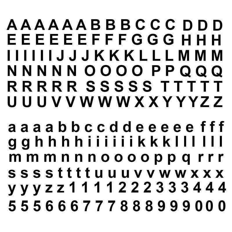 Bobbles Letters R 3/8 Inch Letter Stencil - Etsy