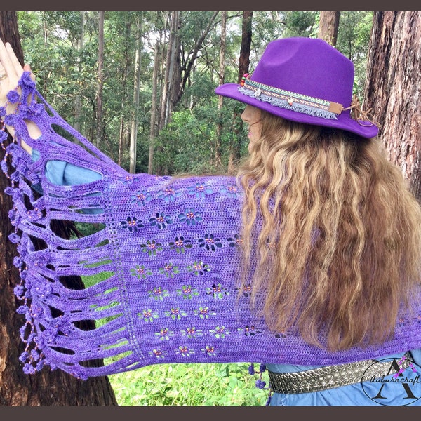 Crochet Shawl The Tangled Garden (Pattern)