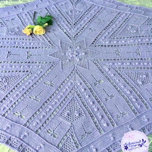 Crochet Blanket Pattern Become a Dragonfly Cindee Rose image 1