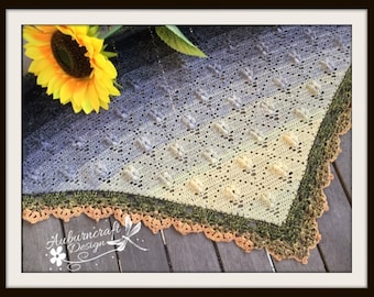 A Solitude of Flowers Shawl Crochet Pattern