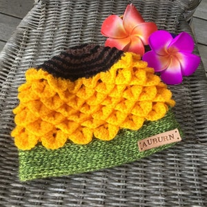 My Very Own Sunflower Crochet Hat Pattern image 1