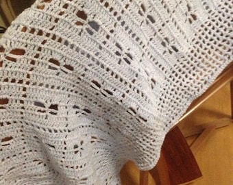 Dragonfly Baby Blanket/Lap blanket Filet Crochet Pattern