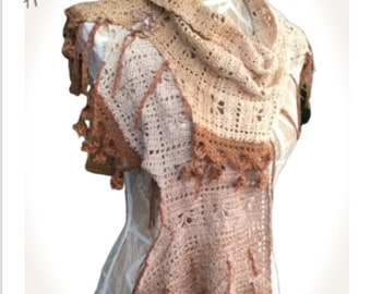 I Should Have Used Mothballs Scarf/ Wrap Crochet Pattern