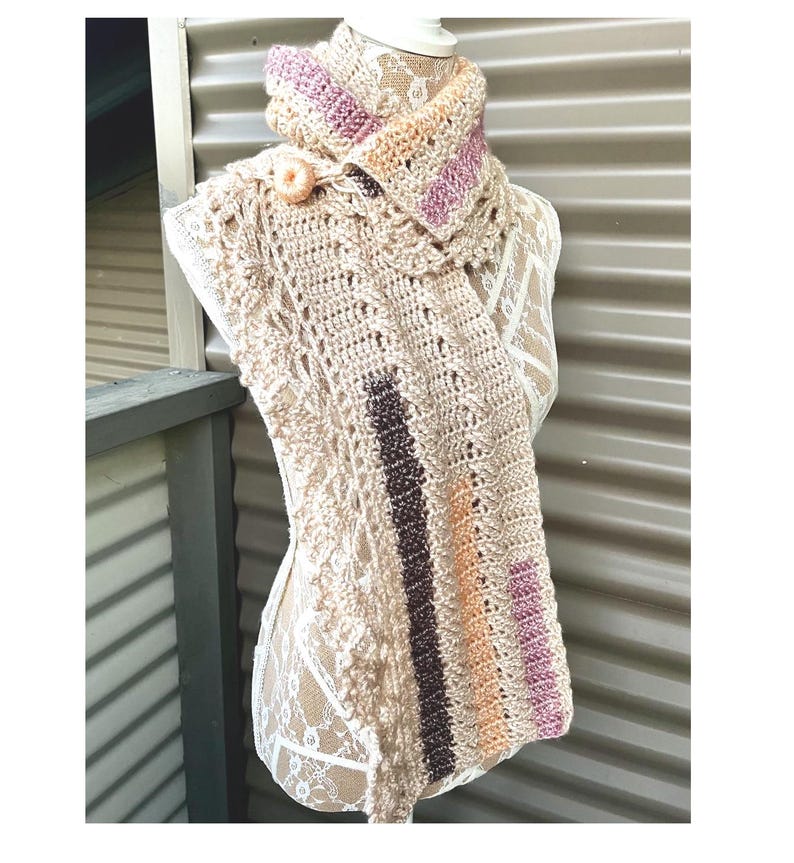 Neopolitan Pattern Neapolitan Harmony Scarf Crochet Pattern PDF Digital Download - Etsy