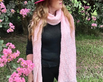 Winters Blush Fully Reversible Crochet Scarf Pattern