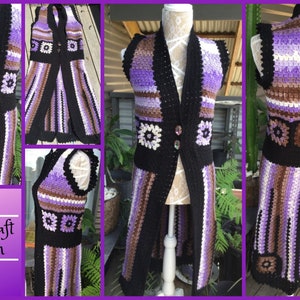 Porcupine Peak Crochet Vest Pattern