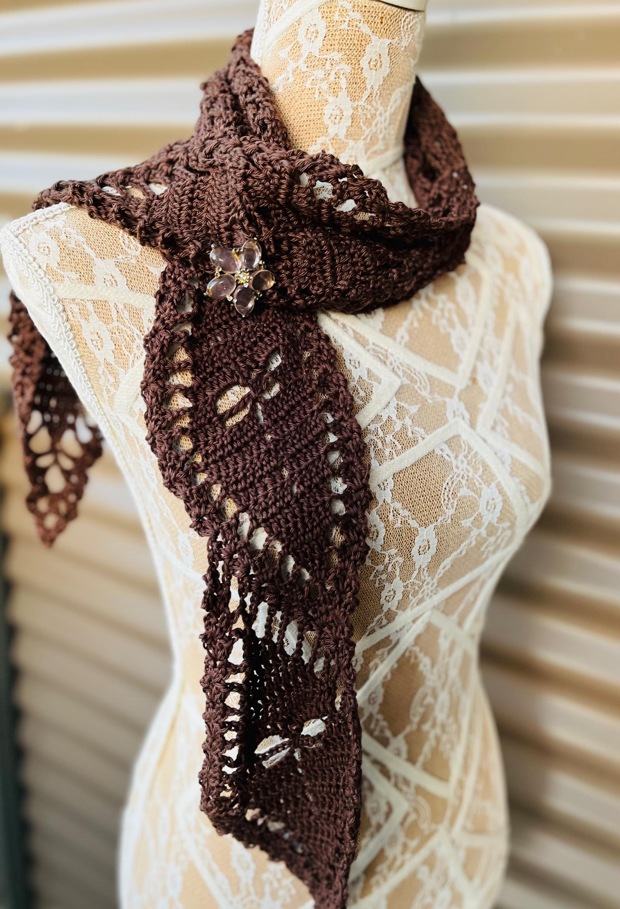 39 Dragonfly Crochet Patterns: Unlock Your Creative Potential Today! 13 When A Dragonfly Whispers Scarf Crochet
