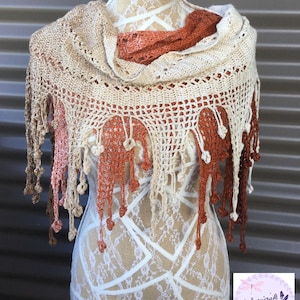 Chal tejido en lana de alpaca y con horquilla  Tejido con horquilla,  Diseños de ganchillo, Hairpin lace crochet