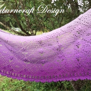 Dragonfly Hide n Seek Crochet Shawl Pattern image 3