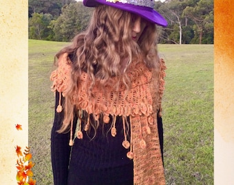 Golden in the Sunlight Wrap/Shawl Crochet Pattern