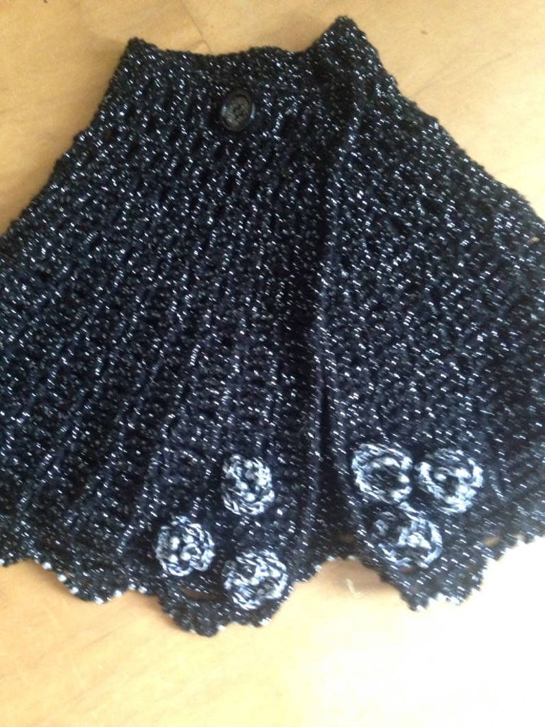 Stella Capelet Neck Warmer Shawl Crochet Pattern image 2