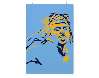Call 12 Ja Morant Matte Poster