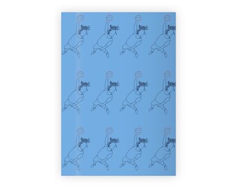 Basketball player Gift Wrapping Paper Rolls, 1pc