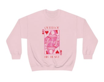 Queen of His Heart Unisex Heavy Blend Crewneck Sweatshirt