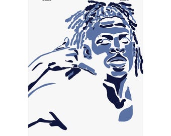 Call 12 Ja Morant Matte Poster