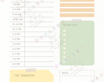 Printable Daily Planner