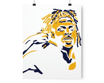 Call 12 Ja Morant Matte Poster