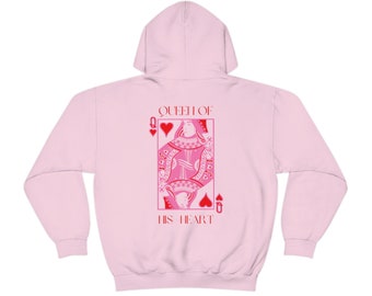 Queen of His Heart Unisex Heavy Blend Hooded Sweatshirt