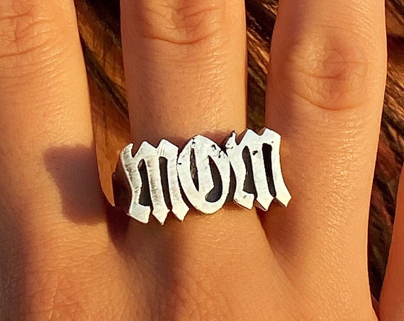 MoM Ring Mutter Ring Mutter Ring Mutter Tag Ring Mama Geschenk Mama Geschenk Mama Geschenk Freundin Ring Frau Ring Tochter Ring Schwangerschaft Ring Geschenk Eltern Geschenk