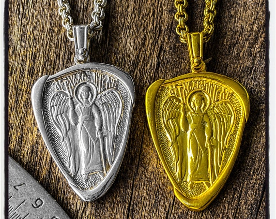 Erzengel Michael Anhänger Erzengel Michael Halskette Engel Anhänger Engel Halskette antik Wachs Siegel Halskette Wachs Siegel Anhänger Engel Wachs Siegel