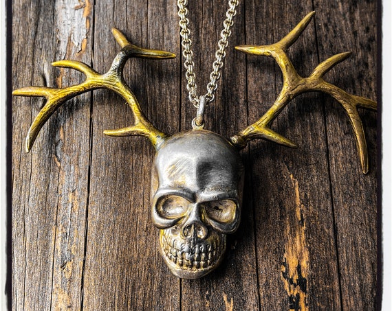 Schädel Geweih Anhänger Schädel Geweih Halskette Schädel Halskette Schädel Anhänger Schädel Hörner Anhänger Schädel Hirsch Hörner Halskette Elch Schädel Anhänger