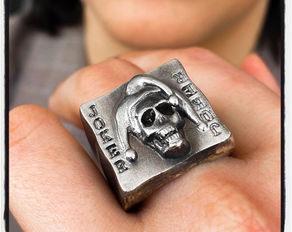 Joker Ring Poker Ring Texas Holdem Ring WSOP Ring World Series von Poker Ring Gambler Ring Casino Ring Glück Ring Las Vegas Ring