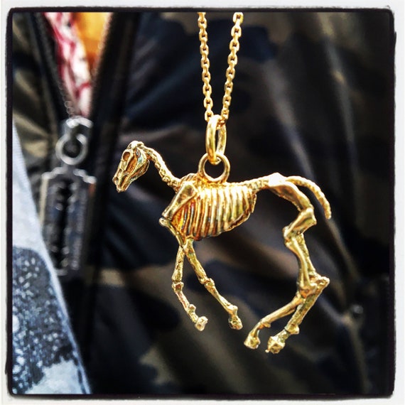 Horse Skull Pendant Horse Skull Necklace Horse Skeleton Pendant Horse Skeleton Necklace Skull Pendant Horse Necklace Horse Pendant Skull