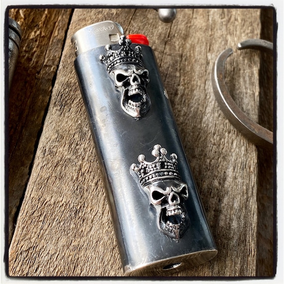 Skull Lighter Case Cigarette Lighter Case Skull Lighter Cover Cigarette Lighter Cover Cigarette Lighter Holder Cigar Lighter Cigar Humidor