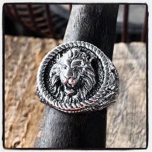 Lion Ring Silver Lion Ring Gold Lion Ring Sterling Silver Lion Ring Luxury Lion Ring Handmade Lion Ring Sterling Silver Lion Ring Jewelry