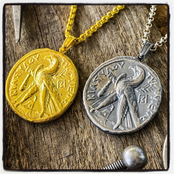 Judas Shekel Coin Pendant Judas Shekel Coin Necklace Ancient Jewish Coin Necklace Jewish Coin Pendant Ancient Roman Coin Tyre Shekel Coin