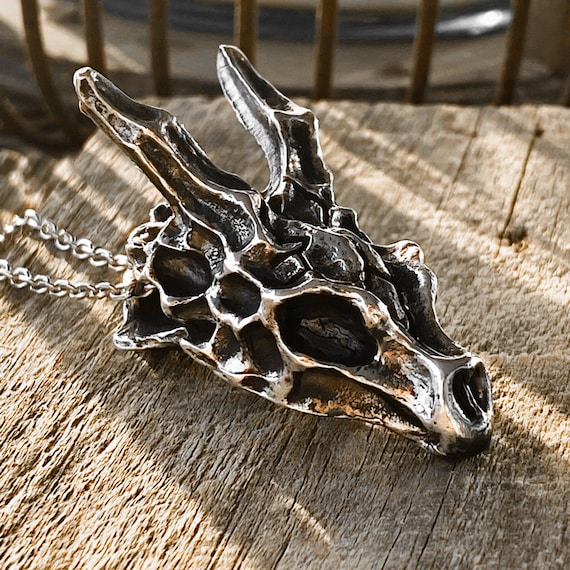 Dragon Pendant Dragon Necklace Silver Dragon Pendant Gold Dragon Pendant Dragon Skull Pendant Dragon Skull Necklace Handmade Jewelry Luxury