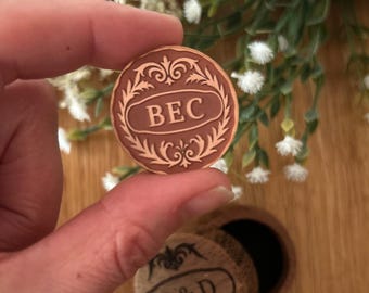 Couples Decision Coin Handcrafted Copper with Deep Engraving Quality Gift Anniversary