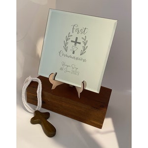 Baptism, Christening, Confirmation, Communion, Religious Decorative Personalised Mirror Gift
