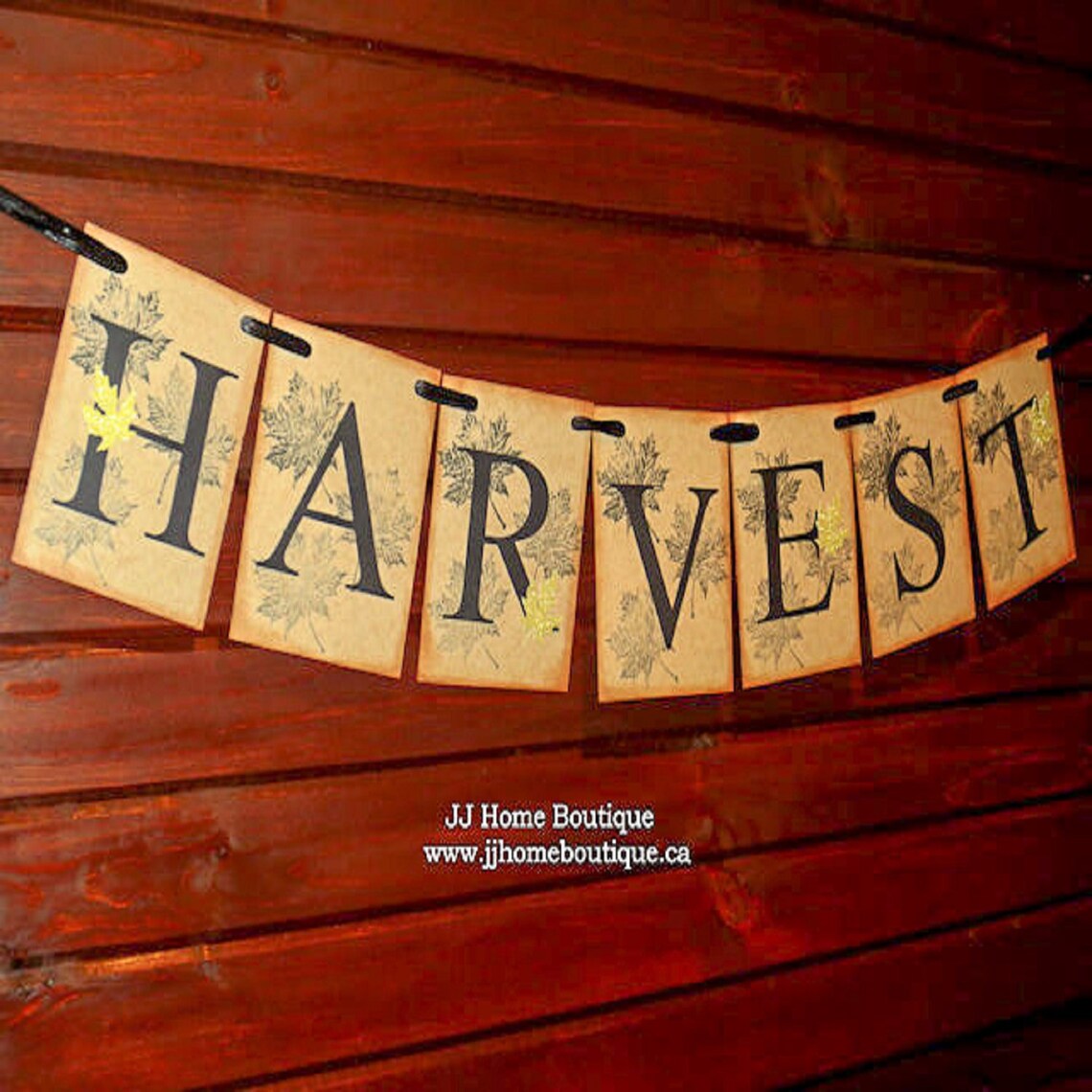 Harvest Banner Fall banner Fall photo prop banner Autumn | Etsy