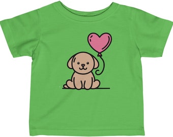 Infant Tee Puppy TShirt Toddler Puppy Baby T Animal Shirt Puppy T-Shirt for Infant Baby TShirt Infant Gift for Baby Toddler T