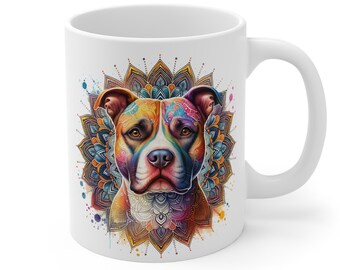 PIT BULL MUG Pitbull Lover Mug Pittie Coffee Cup Gift for Pittie Lover Gift for Pit Bull Rescue Pitbull Lover Gift Pittie Mom Coffee Mug