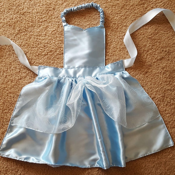 Disney Princess Cinderella Inspired Dress Up Apron Costume