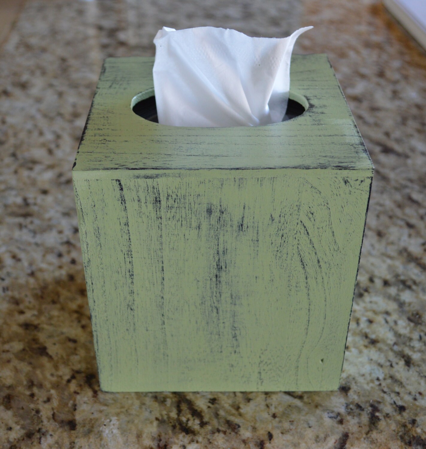 Wood Tissue Kleenex box cover RuStiC Farmhouse