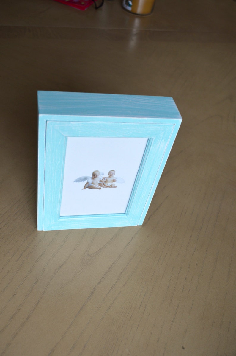 Keepsake picture frame photo box Card Box holds 4x6 Etsy