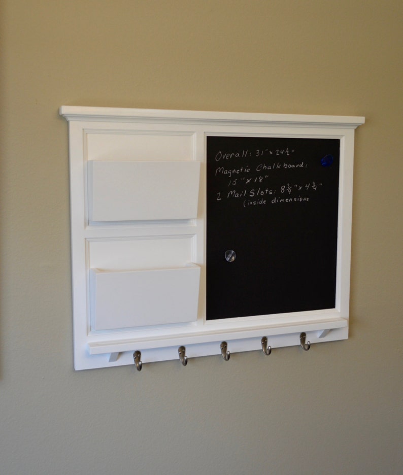 31 x 24 Large Chalk board wall organizer Etsy
