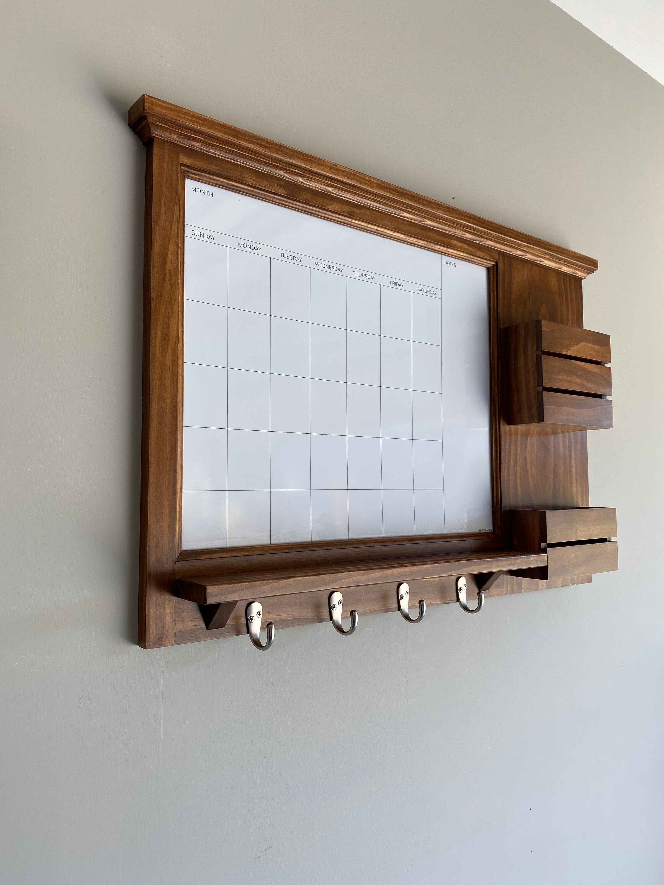 Dry Erase Calendar Wall Organizer