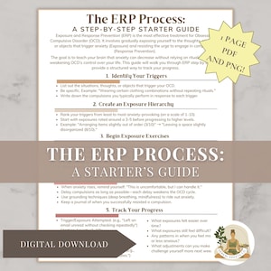 ERP Therapy Guide: OCD Step-by-Step Process (Digital Download)