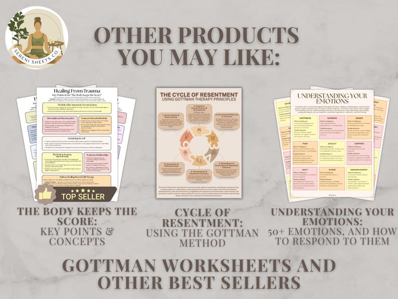 Gottman Method Guide | Relationship Therapy Printable | Couples ...