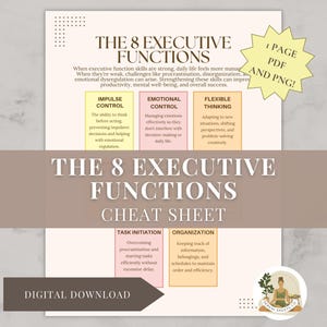 ADHD Executive Function Guide: Brain Training & Coping Strategies (Digital Download)