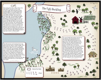 The Ugly Duckling- Fairy Tale Map