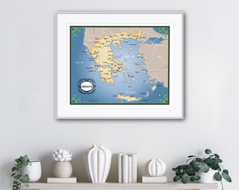 Map of Greece