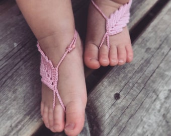 bottomless sandals for babies